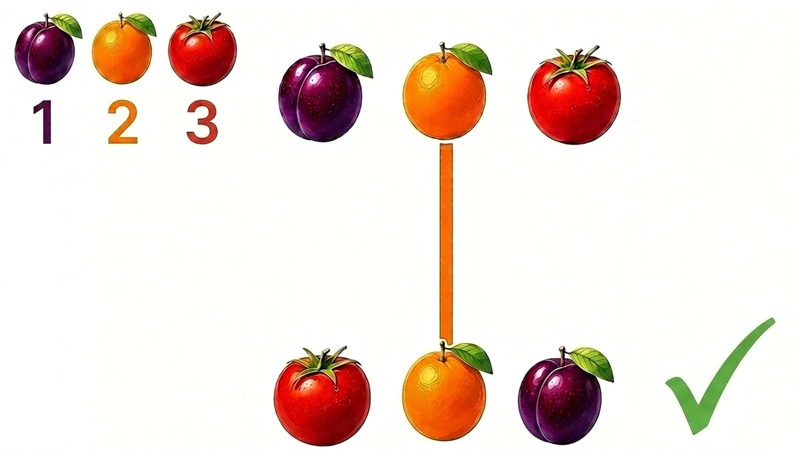 Only the Sharpest Eyes Beat This Fruit-Linking Puzzle